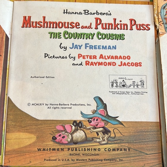 Walt disney, hanna barberas vintage books - Picture 4 of 9